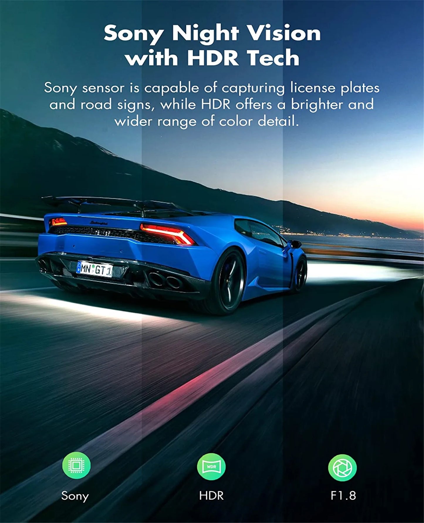 4 Ch Dash Cam 360°Panorama Car DVR HD 4*1080P Cameras WIFI/WDR Night Vision Automatic Video Recorder 24H Parking Monitor 256G