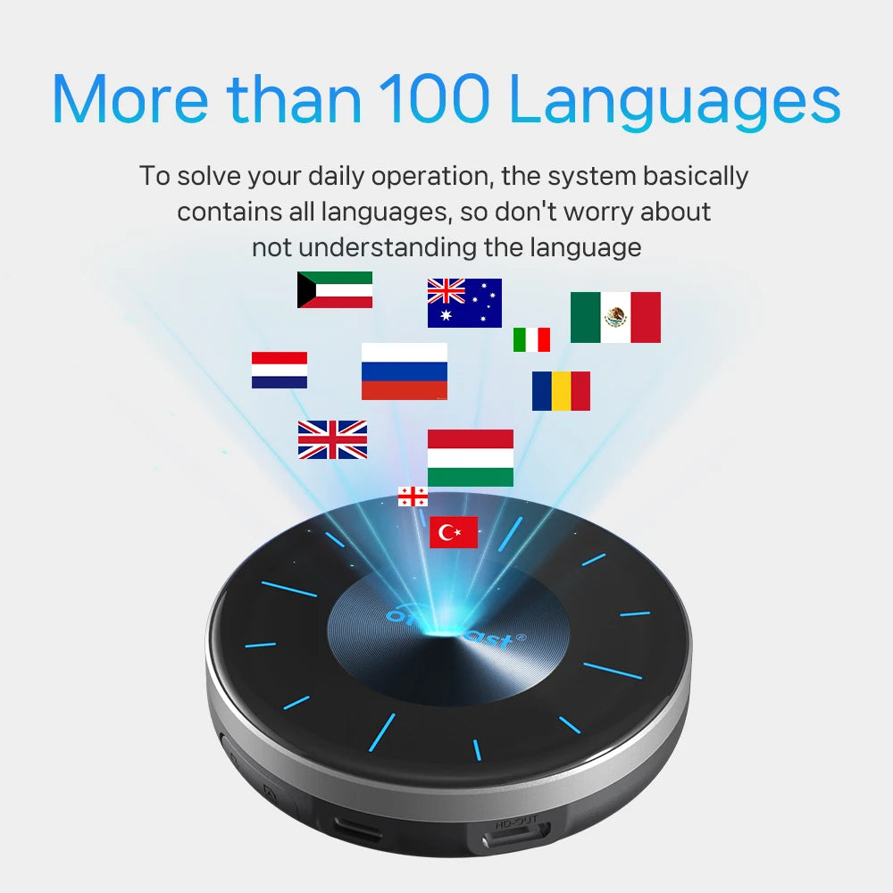 Ottocast CarPlay Ai Box Car Wireless Android Auto Car Play TV Video Accessories Novelty Auto Accessories P3 for HDMI Out