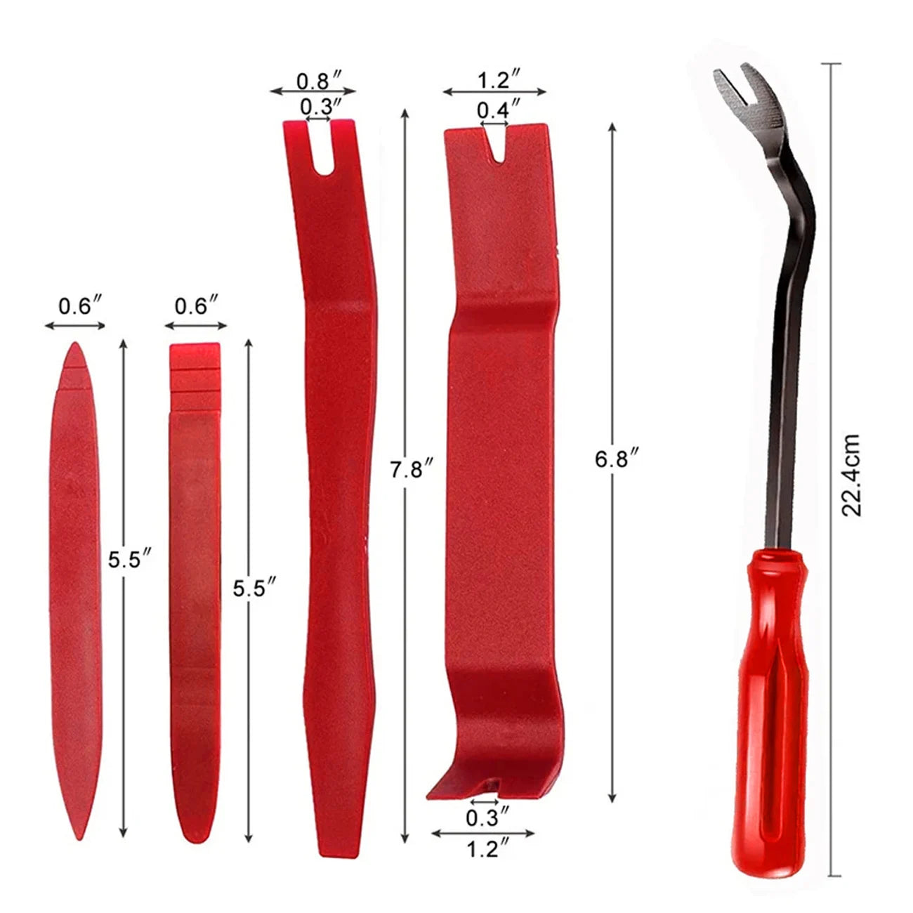 Auto Door Clip Panel Trim Removal Tools Kit Navigation Blades Disassembly Plastic Car Interior Repairing Plastic Pry Hand Tool
