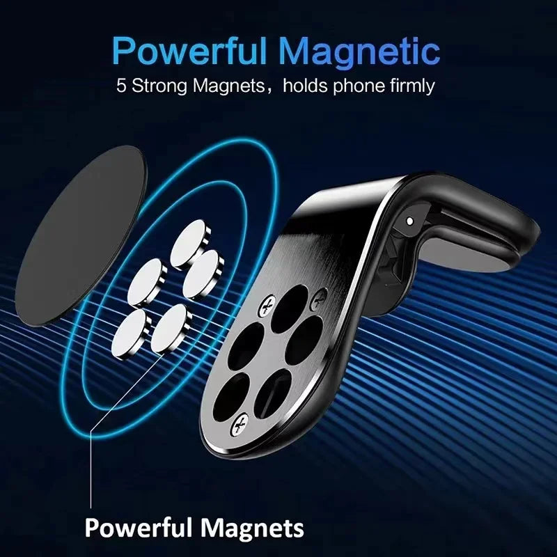 1Pcs Magnetic Car Phone Holder Metal Stand Accessories For BMW X1 X2 X3 X5 X4 X6 X7 iX3 F20 F10 F07 E70 E46 E90 E92 E60 E39