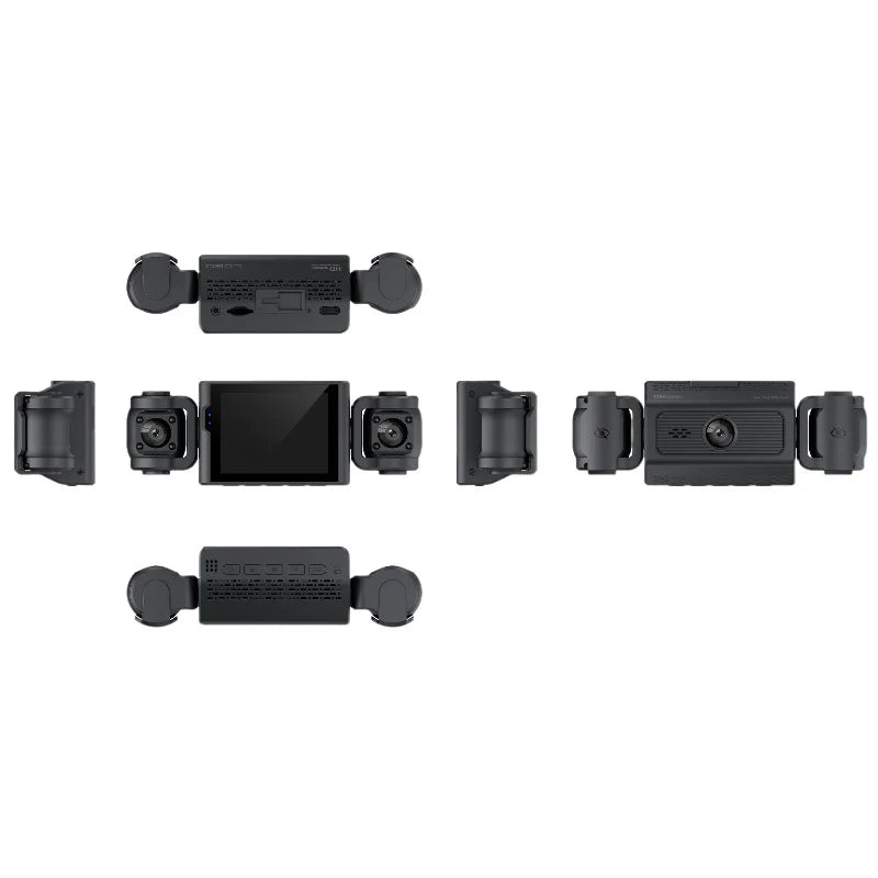 360° Car Dash Cam 3/4 Channels Video Recorder WIFI 1080P Car DVR 3Lens Front left right Rear camera Black Box Car accessory