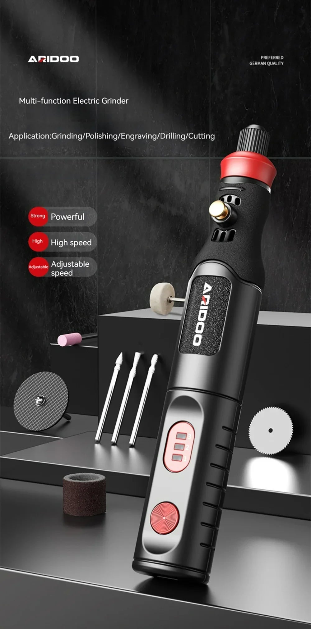 5000-19500r 4.2V Cordless Electric Drill Engraving Machine Rechargeable Drill Tool Micro Rotary Tool Engraver Electric Drill Set