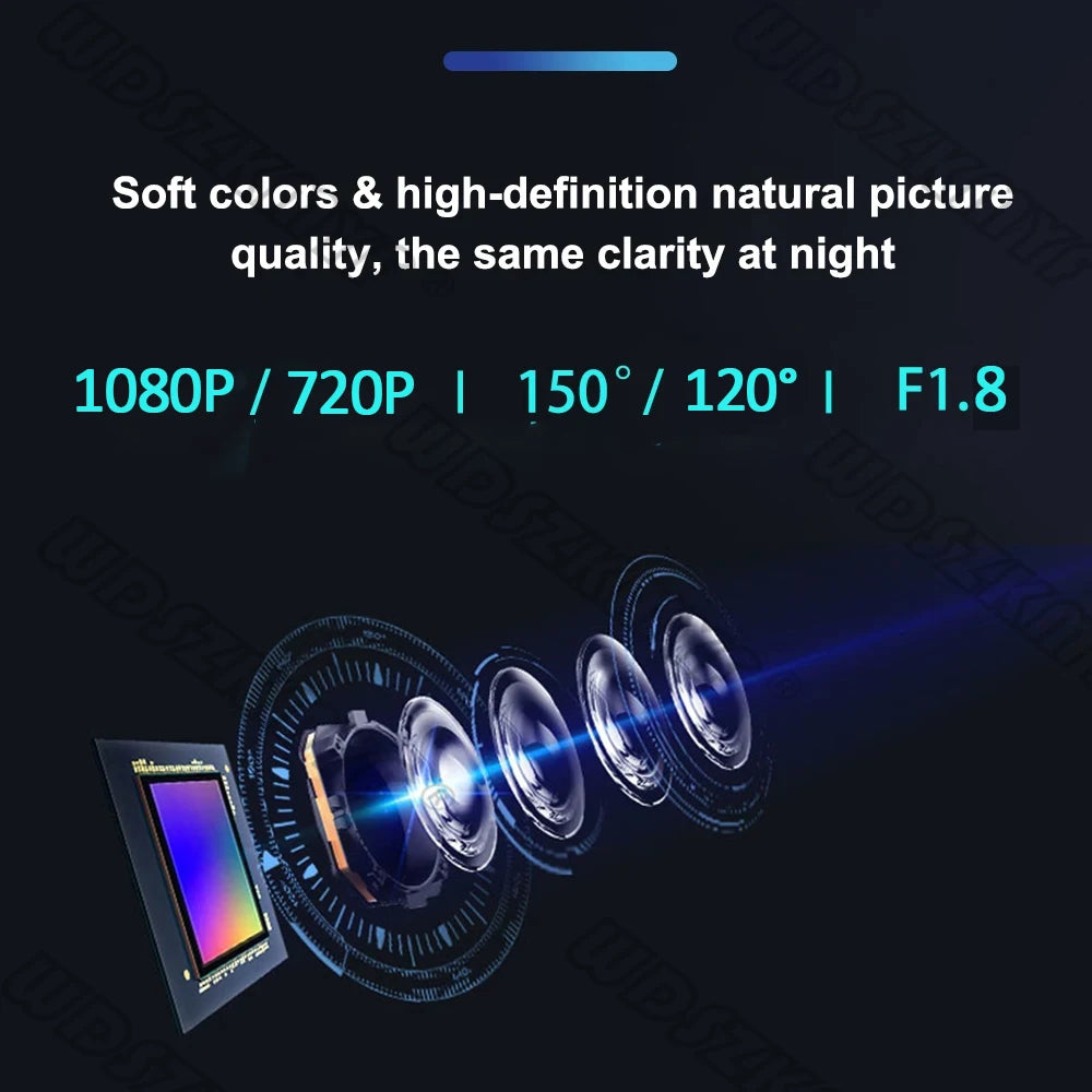 3 Camera Dash Cam For Car Camera 1080P Video Recorder WIFI Car DVR 2lens Front Rear View Camera Night Vision Car Accessories