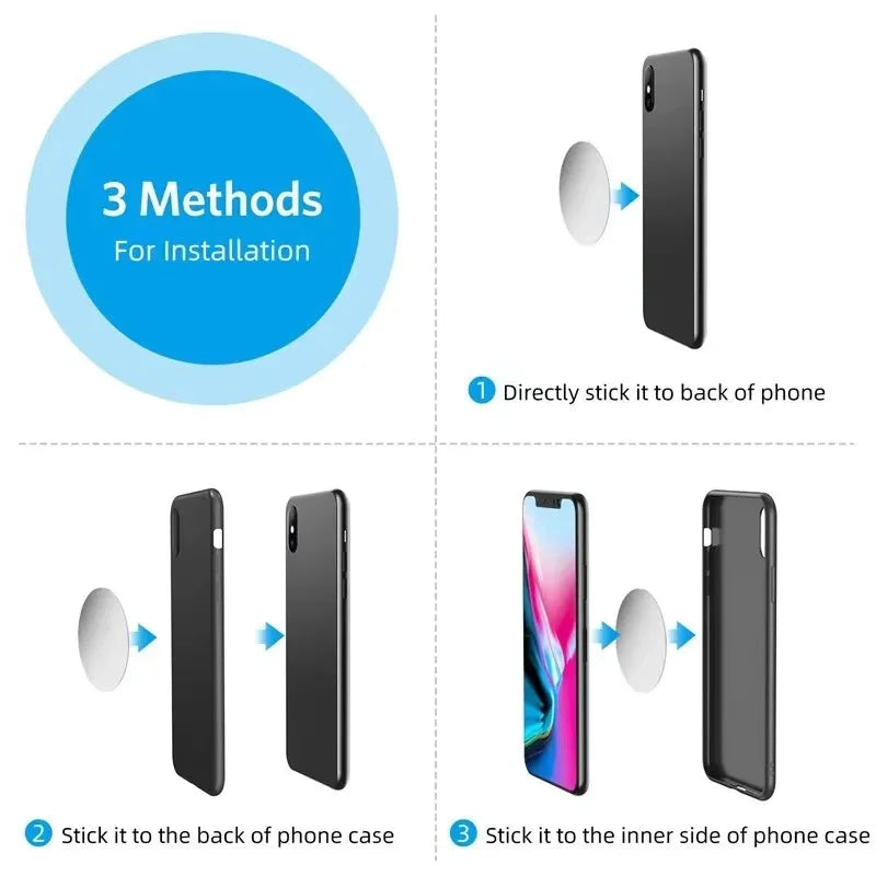 1Pcs Magnetic Car Phone Holder Metal Stand Accessories For BMW X1 X2 X3 X5 X4 X6 X7 iX3 F20 F10 F07 E70 E46 E90 E92 E60 E39