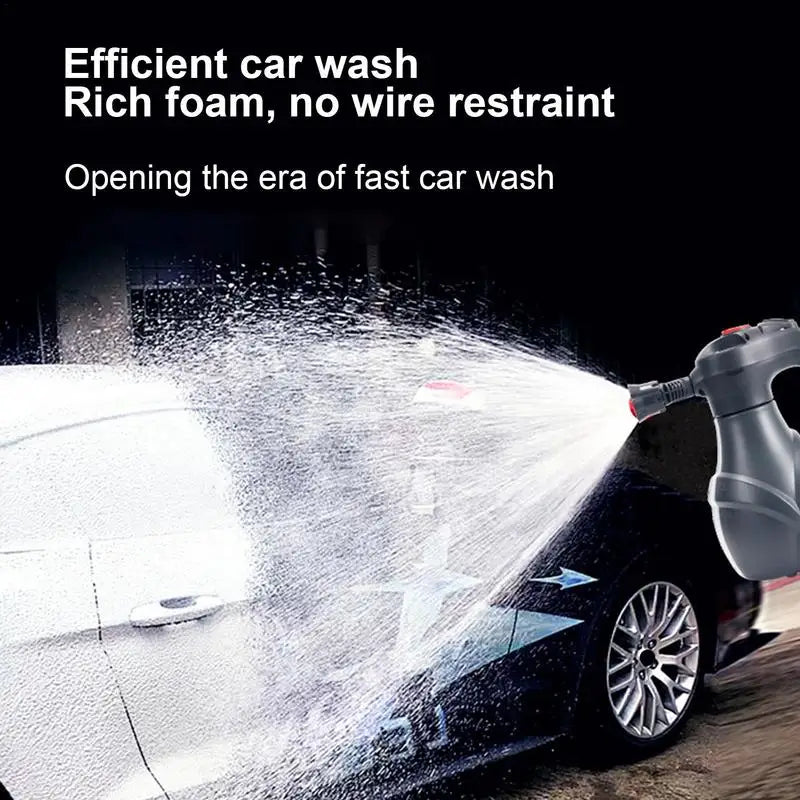 Electric Foam Sprayer Car Wash 2L Pump Sprayer Foam Garden Hose Bottles Car Wash Sprayer Powerful Cordless Car Detailing Sprayer