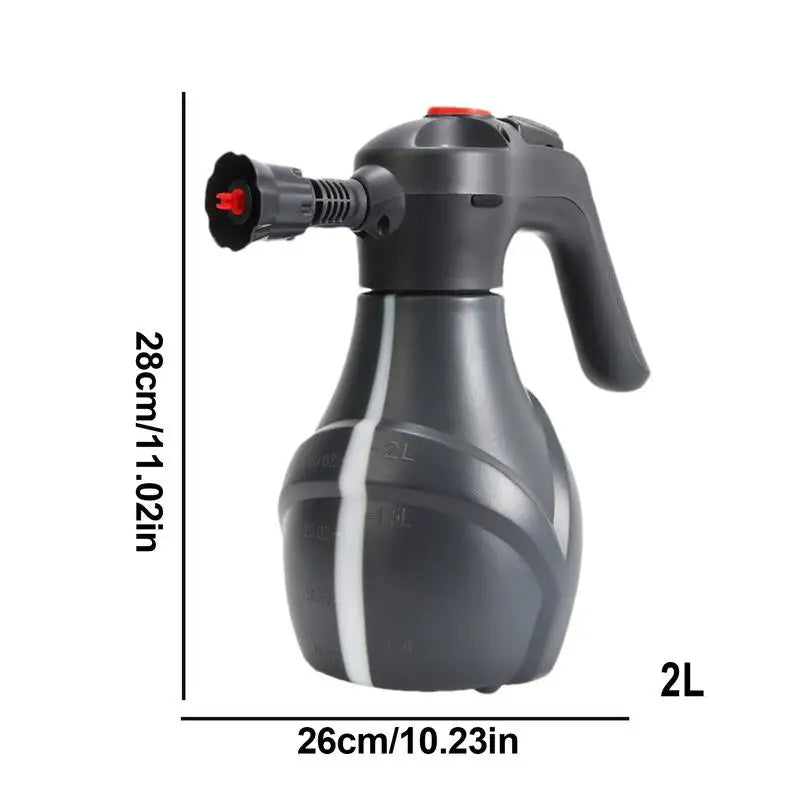 Electric Foam Sprayer Car Wash 2L Pump Sprayer Foam Garden Hose Bottles Car Wash Sprayer Powerful Cordless Car Detailing Sprayer