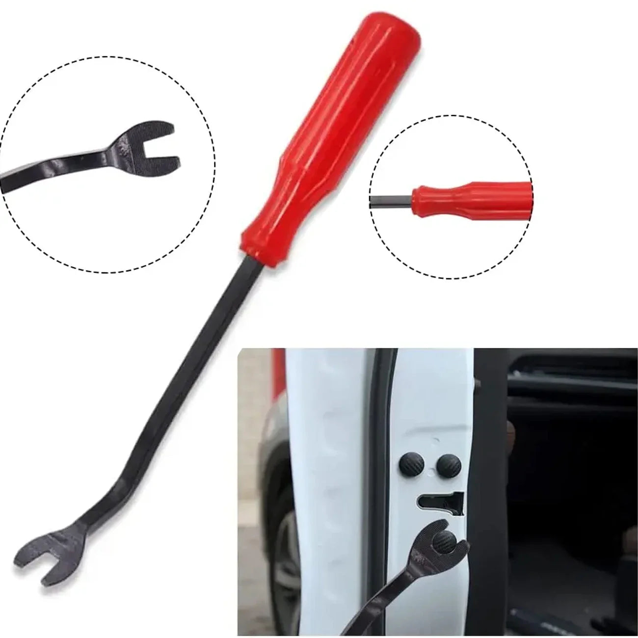 Auto Door Clip Panel Trim Removal Tools Kit Navigation Blades Disassembly Plastic Car Interior Repairing Plastic Pry Hand Tool