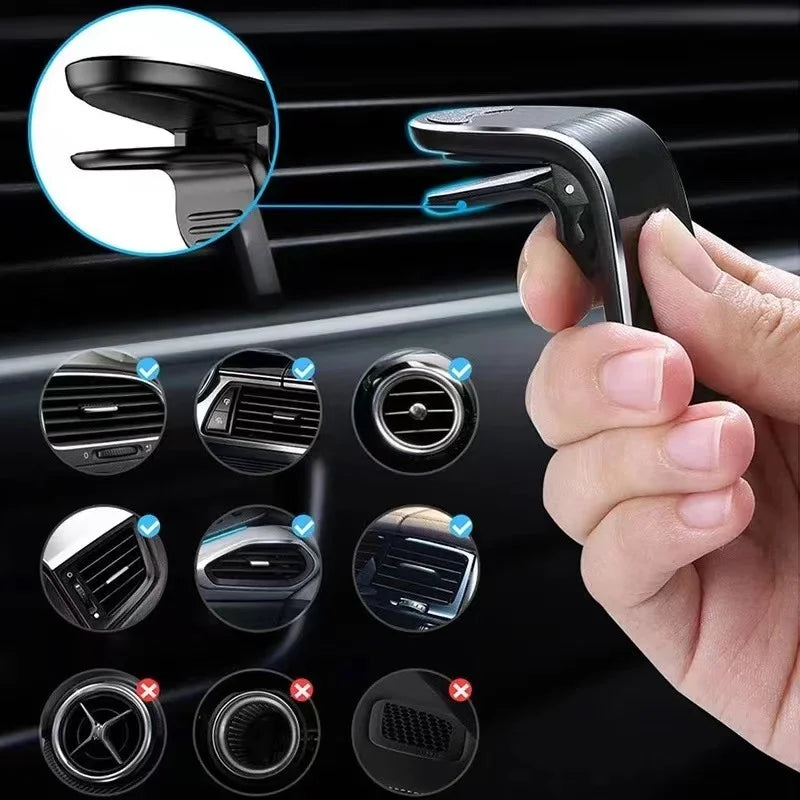 1Pcs Magnetic Car Phone Holder Metal Stand Accessories For BMW X1 X2 X3 X5 X4 X6 X7 iX3 F20 F10 F07 E70 E46 E90 E92 E60 E39