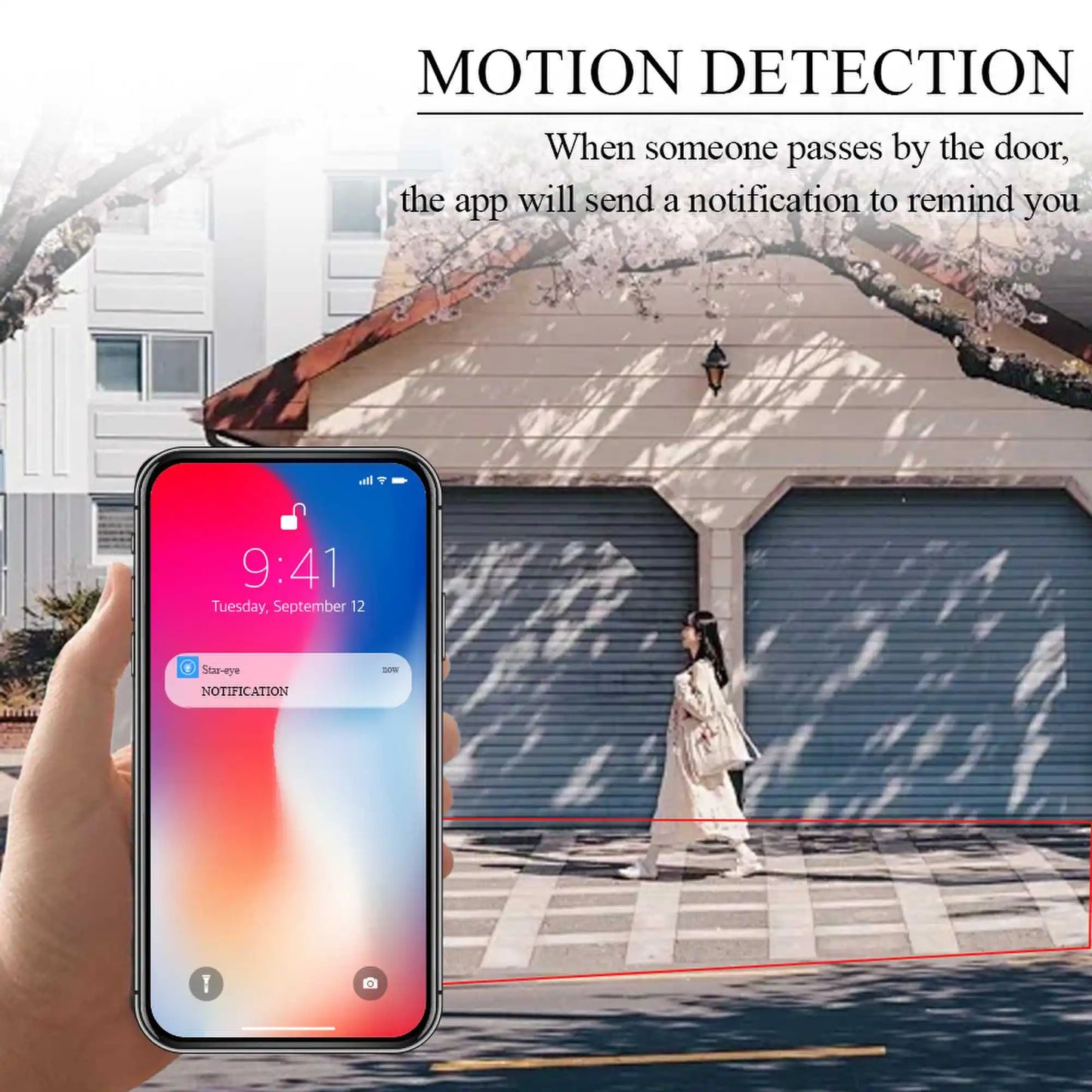 WGWK 4MP Mini Camera WIFI IR Night Vision Human Motion Detection Alarm Surveillance Built-in 3000mAh Battery Security Protection