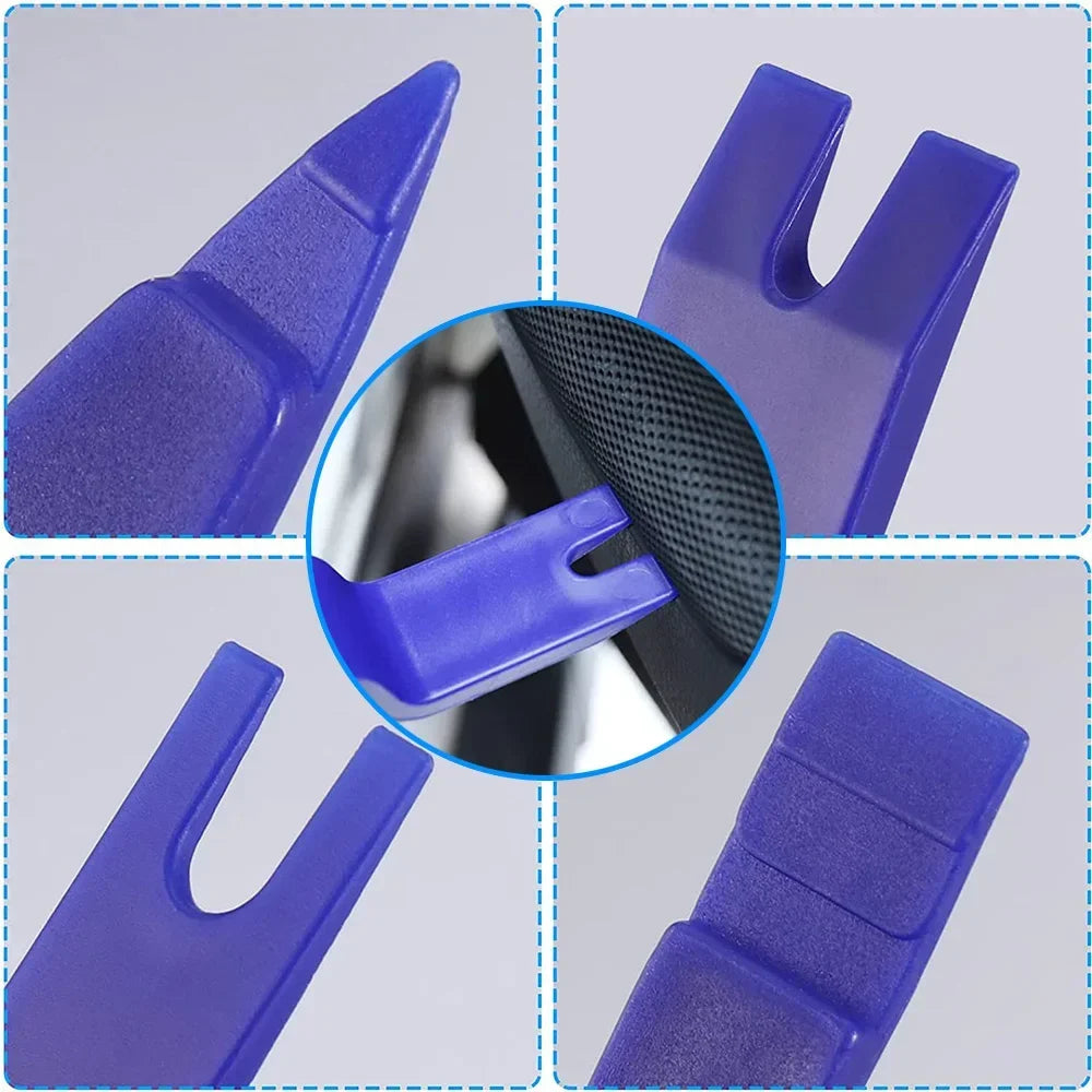 Auto Door Clip Panel Trim Removal Tools Kit Navigation Blades Disassembly Plastic Car Interior Repairing Plastic Pry Hand Tool