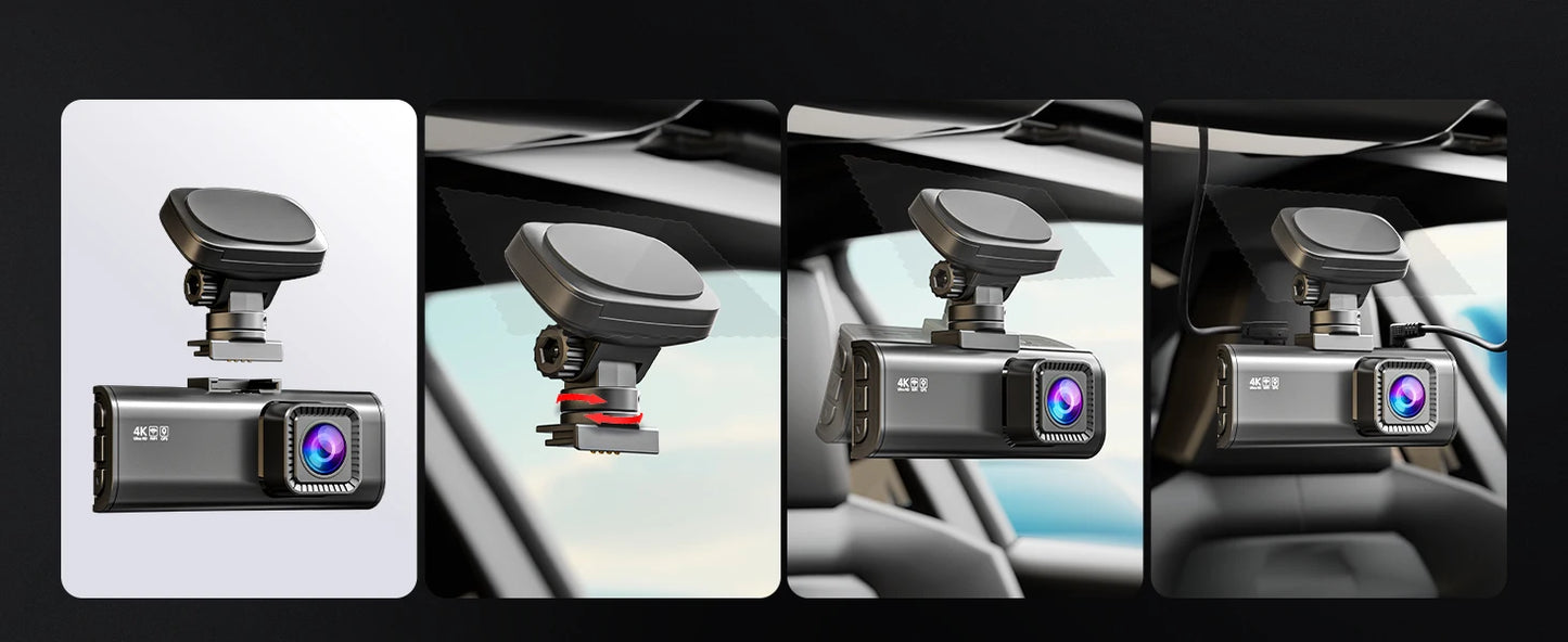 REDTIGER F7N PRO Dash Camera 4K Video Recorder Built In WiFi GPS FOV 170 Dash Cam With SONY STARVIS 2 SENSOR Night Vision