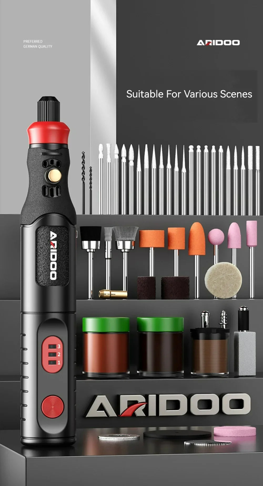 5000-19500r 4.2V Cordless Electric Drill Engraving Machine Rechargeable Drill Tool Micro Rotary Tool Engraver Electric Drill Set