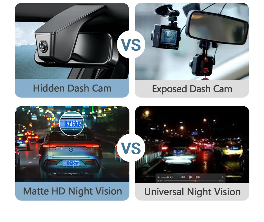 New 4K Wifi Car DVR Video Recorder Plug and Play Dash Cam for Volkswagen