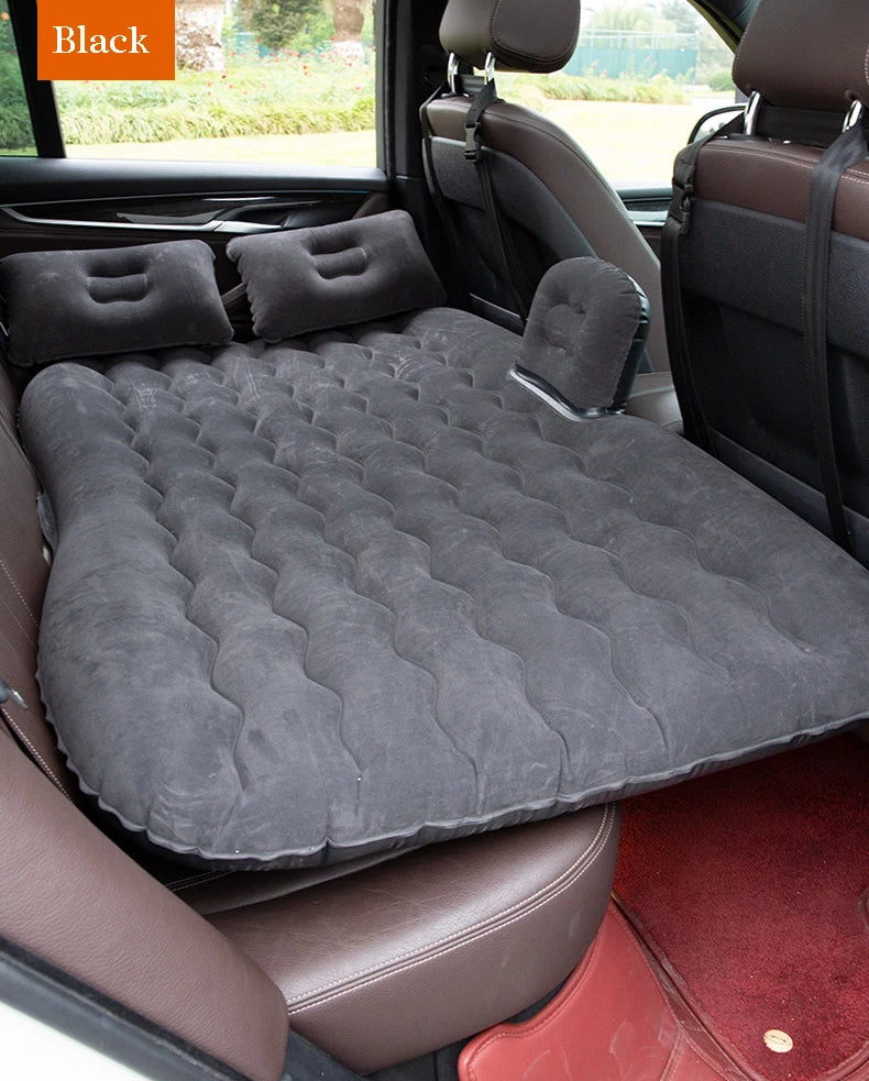 Back Seat Extender Car Seat Cover, Camping Air Mattress, Hammock Travel Bed,Inflatable Car Extra Long Mattress For SUV