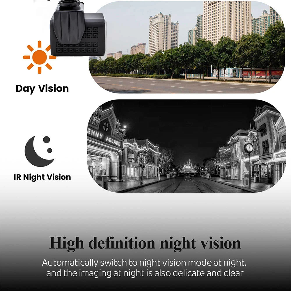 WGWK 4MP Mini Camera WIFI IR Night Vision Human Motion Detection Alarm Surveillance Built-in 3000mAh Battery Security Protection