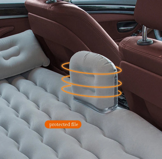 Back Seat Extender Car Seat Cover, Camping Air Mattress, Hammock Travel Bed,Inflatable Car Extra Long Mattress For SUV
