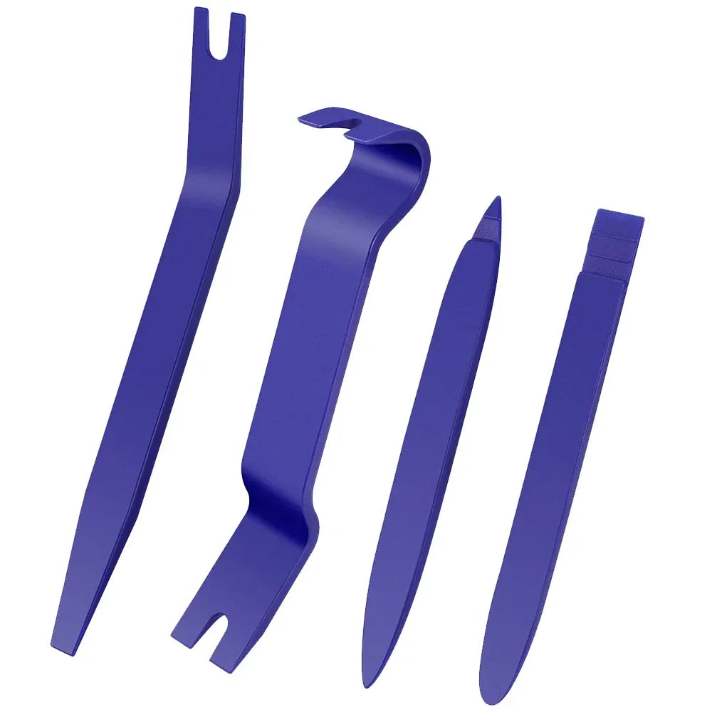 Auto Door Clip Panel Trim Removal Tools Kit Navigation Blades Disassembly Plastic Car Interior Repairing Plastic Pry Hand Tool