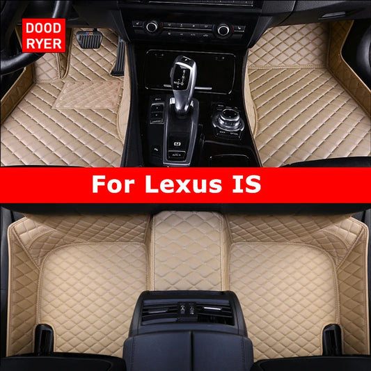 DOODRYER Custom Car Floor Mats For Lexus IS IS200 IS200C IS250 IS300 IS300h IS350 IS500 Auto Carpets Foot Coche Accessoriessorie