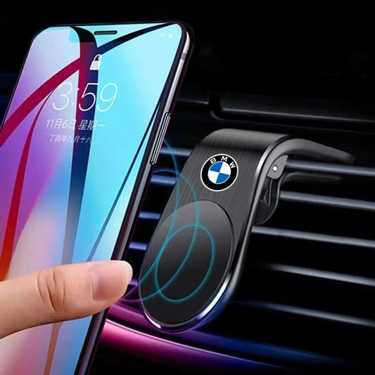 1Pcs Magnetic Car Phone Holder Metal Stand Accessories For BMW X1 X2 X3 X5 X4 X6 X7 iX3 F20 F10 F07 E70 E46 E90 E92 E60 E39